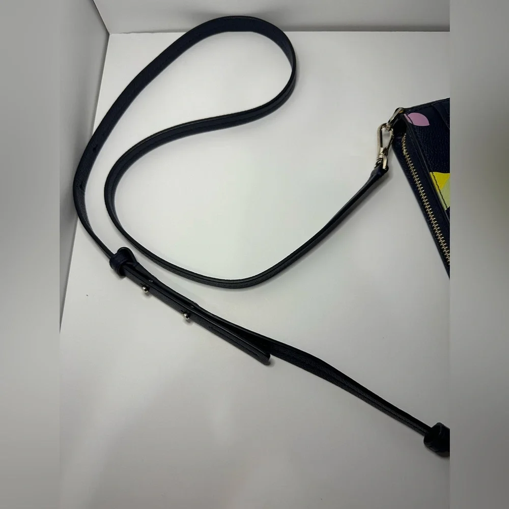 Kate Spade EUC Margaux Lemons Grained Leather Convertible Crossbody